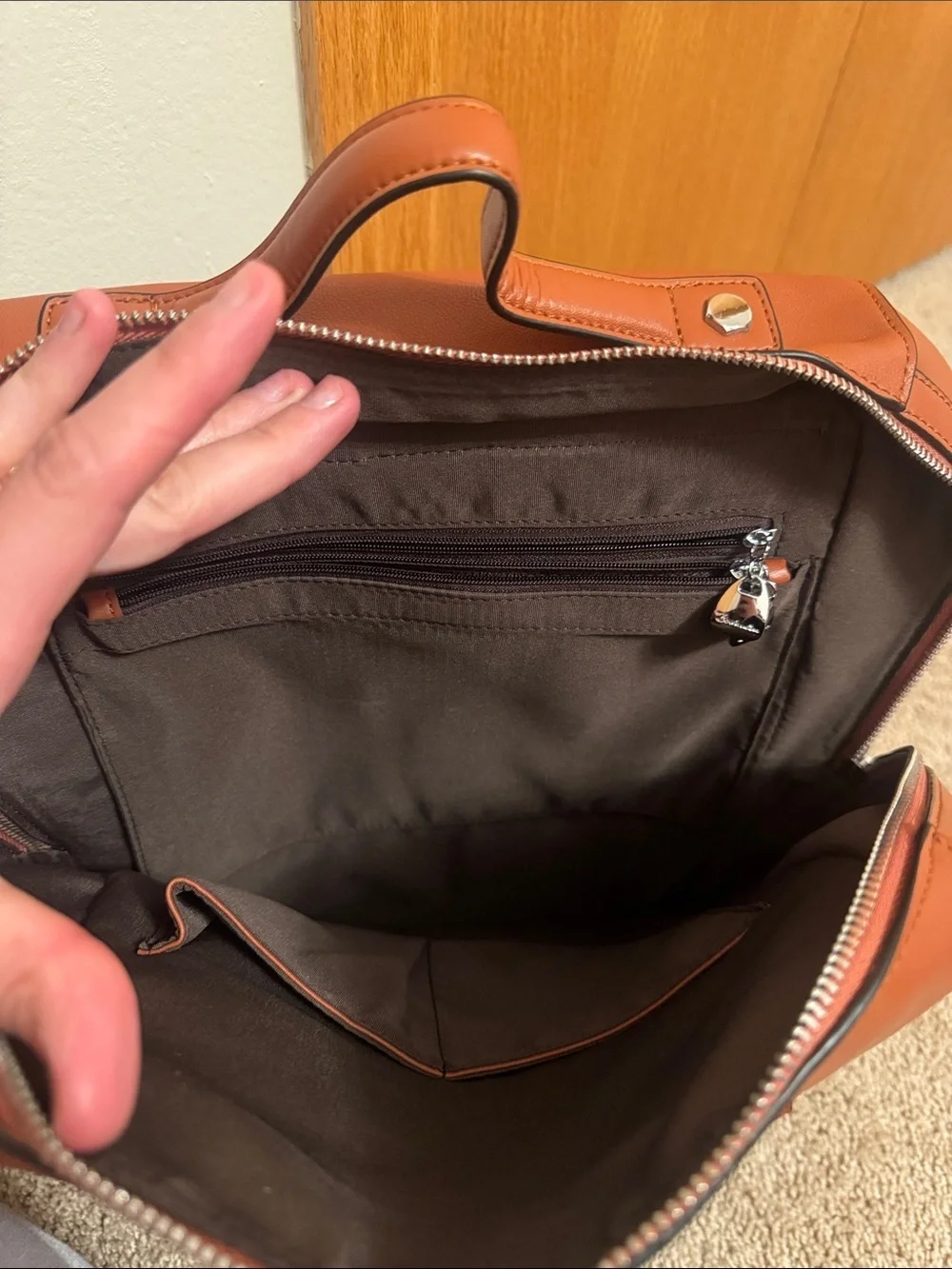 Bostanten genuine Leather “baish vintage eternity” Backpack in Brown